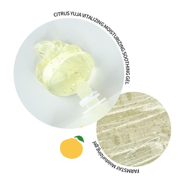 FARM STAY Citrus Yuja Vitaalizing Soothing Gel 100ml  (3 Options)
