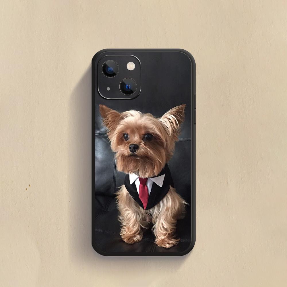 Roztomilé pouzdro na telefon pro psa Yorkies pro iPhone Samsung Galaxy Redmi Xiaomi Oppo OnePlus Note SA 7 8 9 10 11 12 13 14 20 21 22 23 53 54 Pro Max Plus Ultra