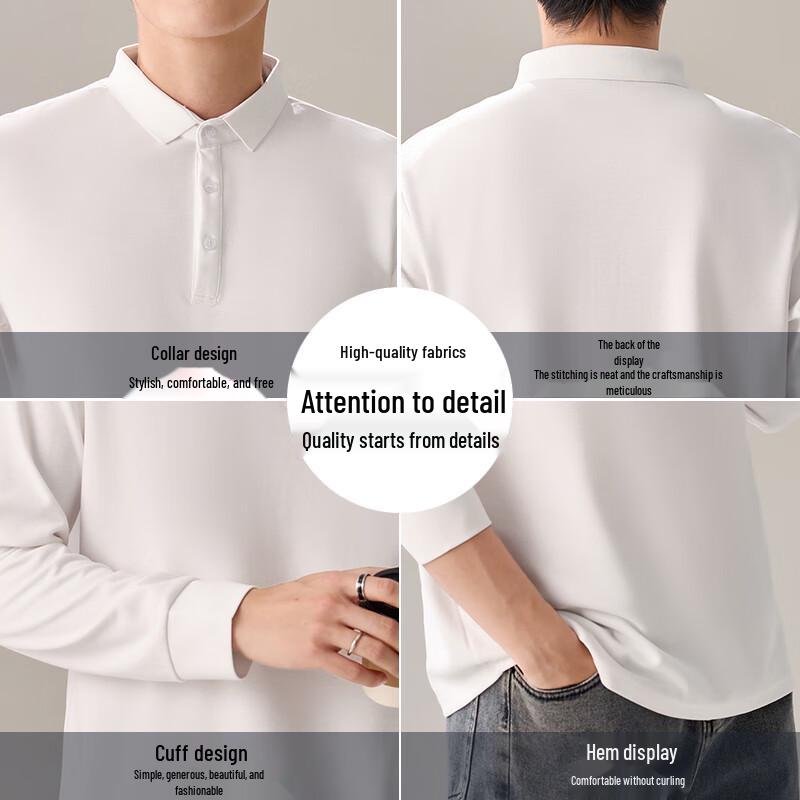 Men's Long-Sleeve POLO Shirt