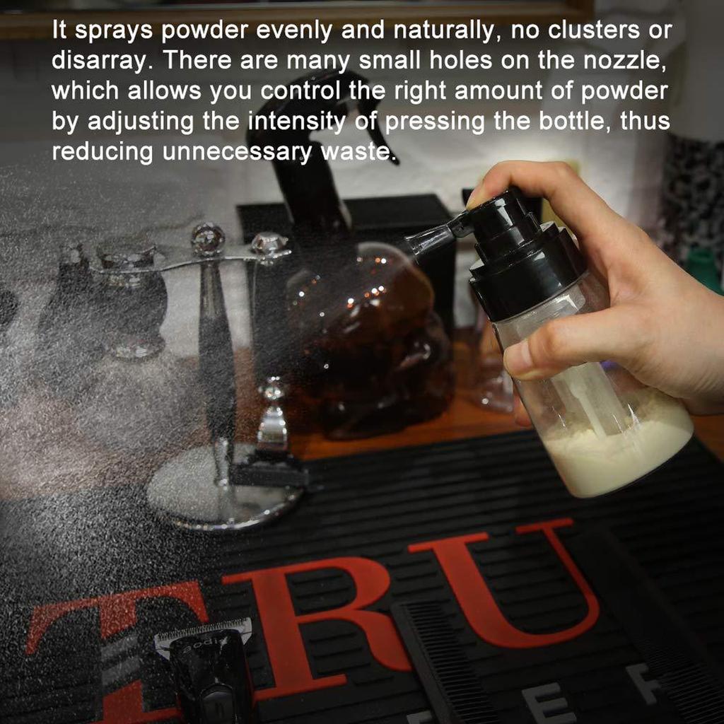 Diatomaceous Earth Duster 6oz Garden Power Dispersal for Indoor Outdoor Adjustable Sprayer Angled Transparent Body