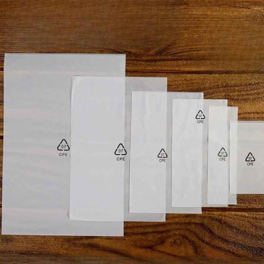 Multiple Sizes Available for CPE Frosted Flat Pockets Translucent Phone Case Packaging Plastic Bag Waterproof Moisture-proof Product Protective Bags