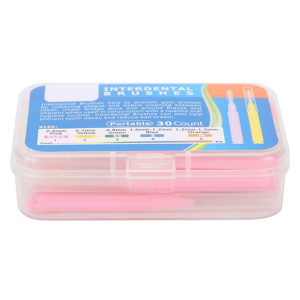 30pcs Celsius Box Interdental Brush Tooth Cleaning Tool Orthodontic Dental Tool Teeth Cleaner