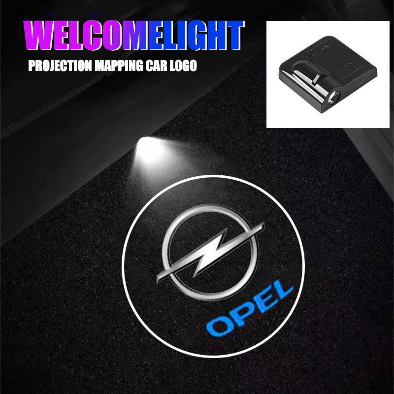 Bil Dør LED HD Velkomst Courtesy Skygge Projektor Lampe Logo Lys For Opel Astra j Insignia Astra g Corsa Zafira b Mokka Vivaro