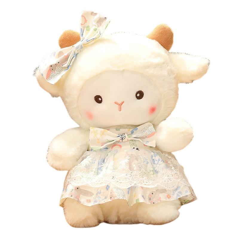 Niedliches Neues Ins Schaf Plüschtier für Mädchen Weiche und Kuschelige Tier Stoffpuppe