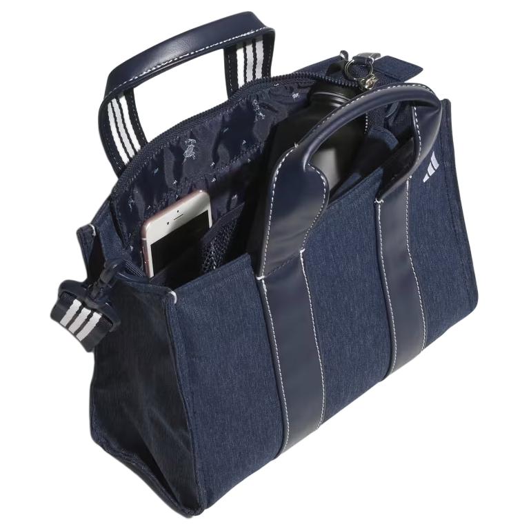 New Adidas Polyamide One Shoulder Handbag Unisex Blue JF4647