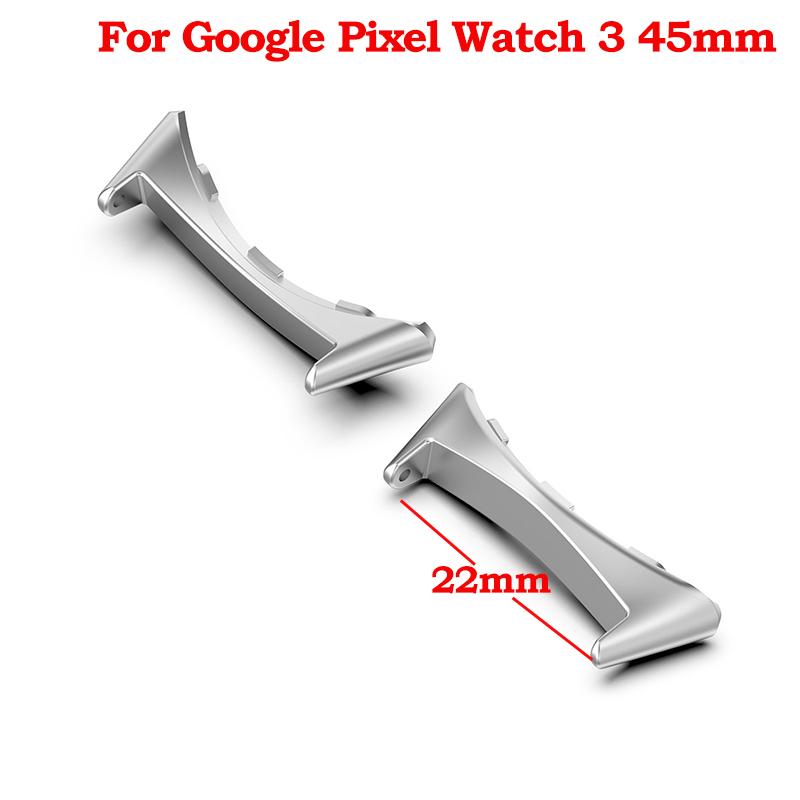 

2 шт. Адаптер-коннектор для ремешка часов Для Google Pixel Watch 3 41 мм 45 мм Аксессуары Металлические адаптеры для умных часов Замена