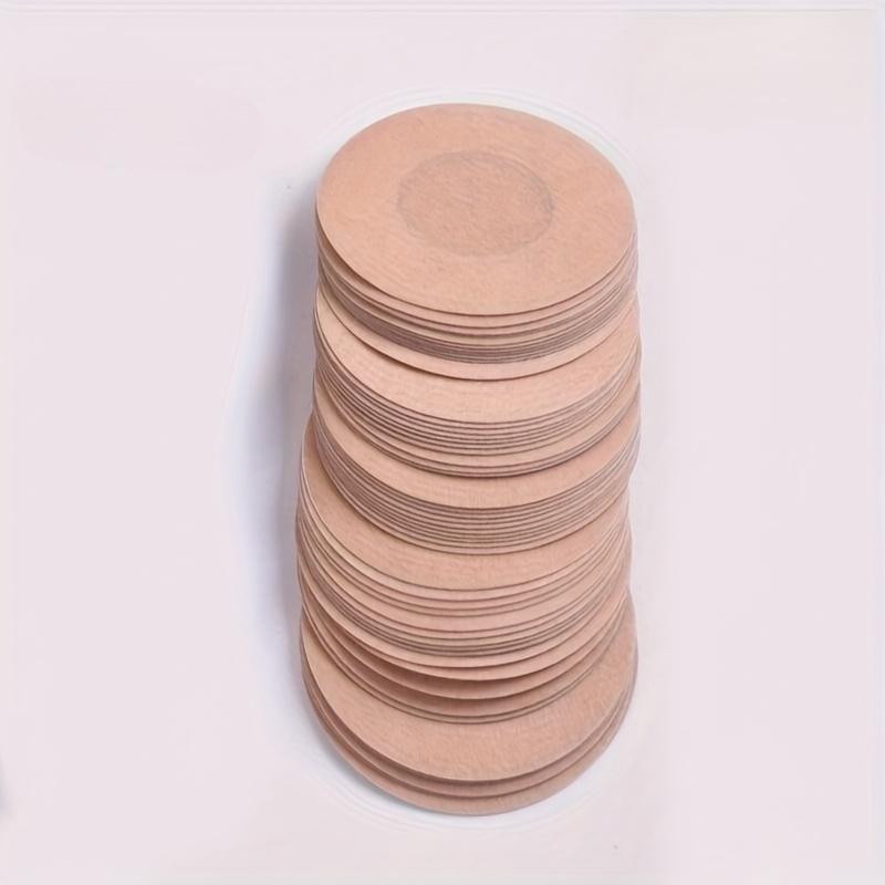 30 Stück ultra-dünne Einweg-Milchpflaster - atmungsaktives Vliesmaterial, Anti-Aufwölbung Design, runde und florale Form, nahtlose Modeaccessoires