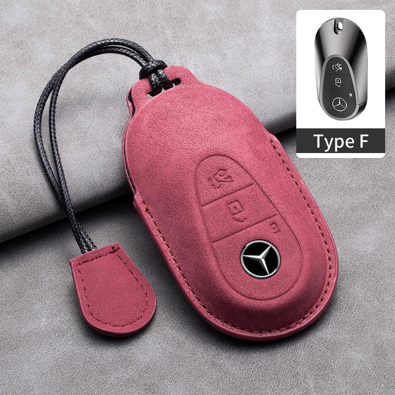 Car Key Case Cover For Mercedes Benz A C E S G Class GLC CLE CLA GLB GLS W177 W205 W213 W222 AMG W206 W223 S350 C260 C300 S400