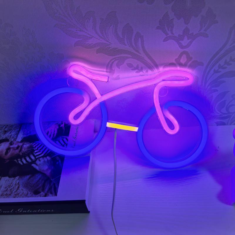 LED Neon Decorative Lights: Cloud, Lightning, Musical Notes, Moon, Bat
