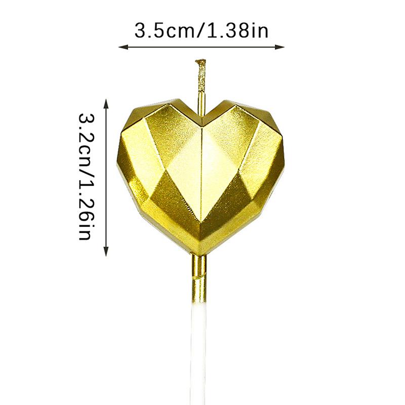 

Love Five Pointed Star Happy Birthday Cake Decoration Candles Year Christmas Cake Decoration