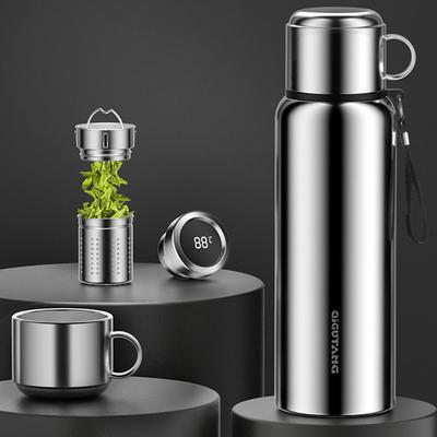 Smart Display Temperatuur Thermos Vacuüm Geïsoleerde Mok Beker Grote Capaciteit Thermosfles Roestvrijstalen Waterfles Thermos Vacuüm Waterfles