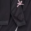 Girls' Casual Set 2025 Autumn Children's Fashion Sweet Bow Tie Patchwork Long-sleeved Sweatshirt Stylish Wide-leg Pants