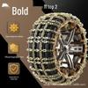 Universal Anti-Skid Snow Chains for Sedan, SUV & Off-road Vehicles