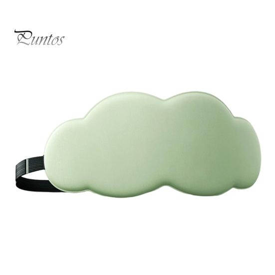 

6D Sleep Blindfold Cloud Shape Breathable Memory Foam Eye Cover Patch Travel Sleep Eyeshade для жінок, чоловіків, дітей світло-зелений колір