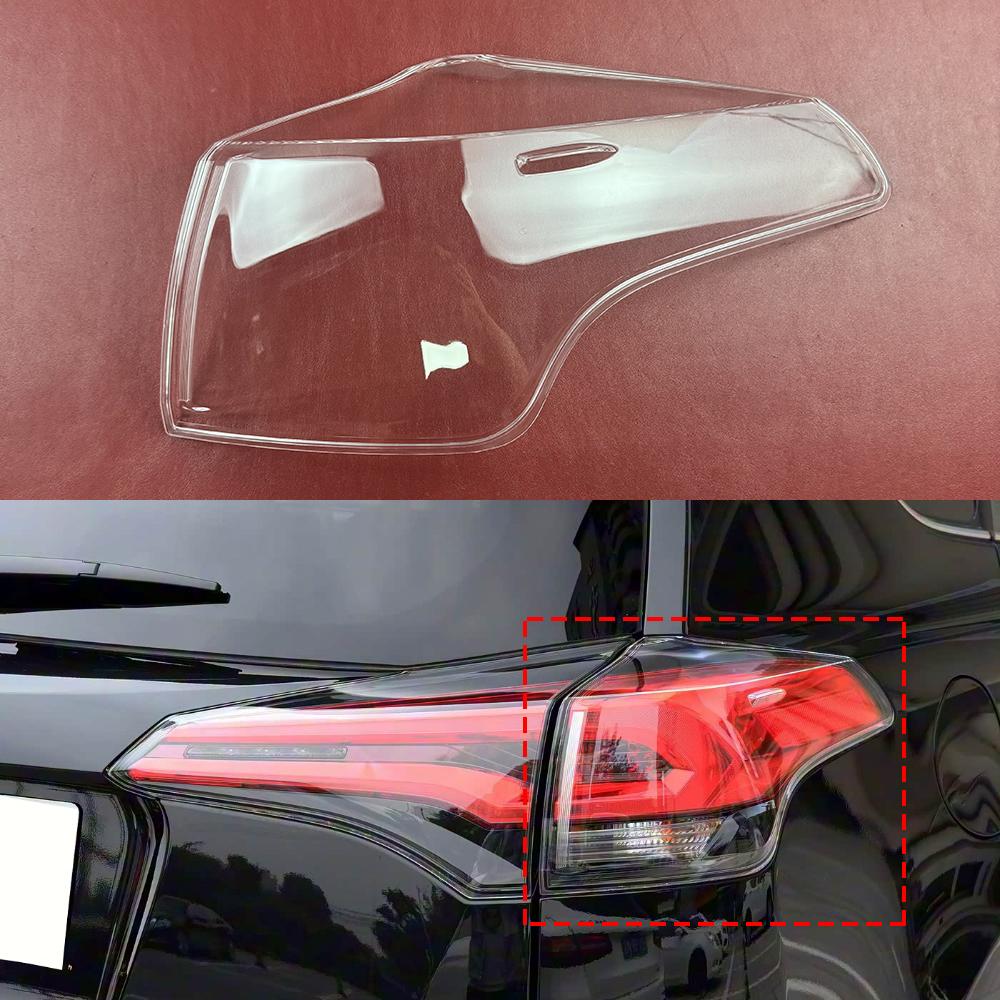For Toyota Rav4 2016-2019 Car Taillight Cover Lampshade Case Taillamp Shell Plexiglass Replace Lens Shade Lampcover Auto Parts