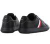 Tommy Hilfiger Corporate Leather Cup Stripes - Herresko Svart FM0FM04732BDS ORIGINAL