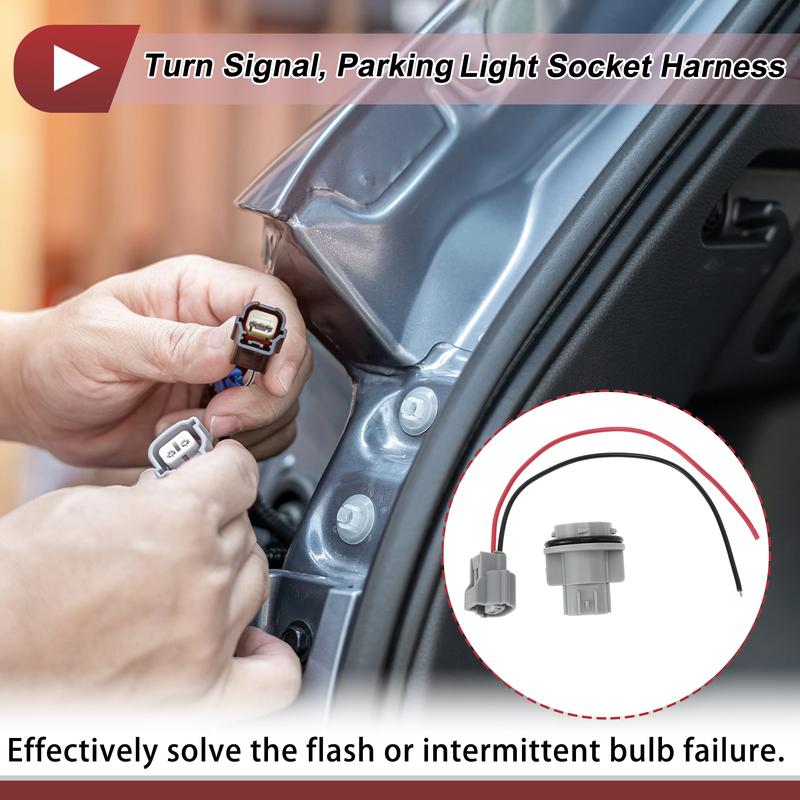 UXCELL 1 Set Turn Signal Light Socket Wiring for Mazda 3 2003-2006 No.S09A51064 Parking