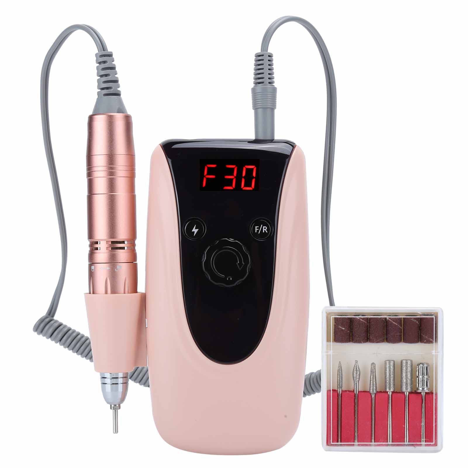 

Электрическая пилка для ногтей портативная профессиональная дрель для дизайна ногтей маникюрный педикюрный аппарат с вилкой из США US Plug