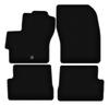 BASIC Black Velour Floor Mats For: Mazda 3 I BK Hatchback (2003-2009)