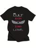 Retro Love Album Band Tshirt with Wings and Heartshaped Pattern Design Suitable for Casual Wear Band Tshirt Music Fan Clothing