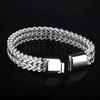 Alloy Material Fish Scale Bracelet Double Overlap Magnetic Buckle Bracelet  Male Accessories