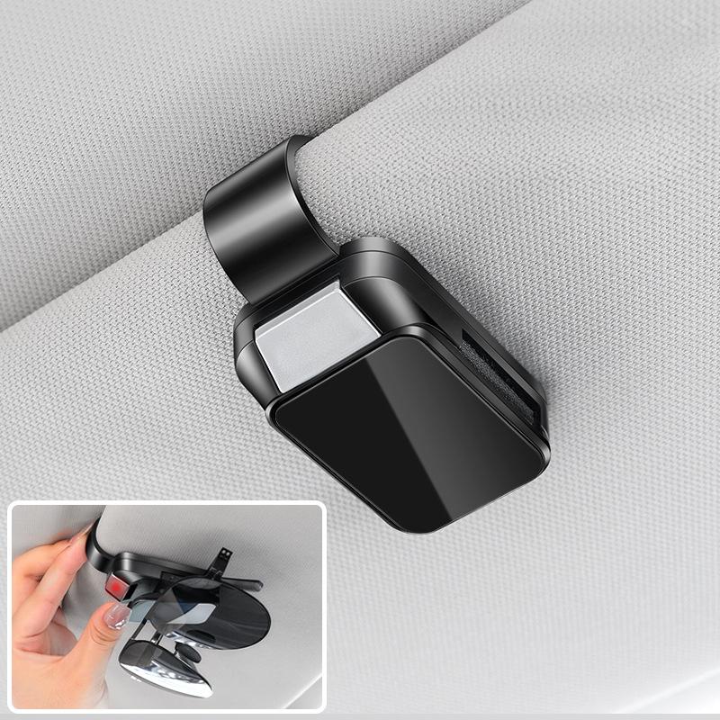 Car Eyeglass Storage Clip Sun Visor Sunglasses Holder for Auto Card Ticket Stand Interior Accessories Car Eyeglass Holder
