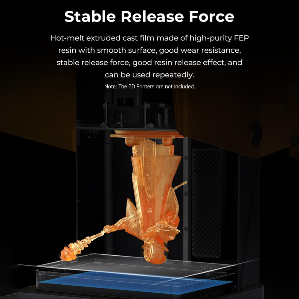 Creality FEP Release Film 5 STK 286x198x0,15 mm for HALOT-MAGE PRO/HALOT-MAGE LCD Resin 3D-skriver