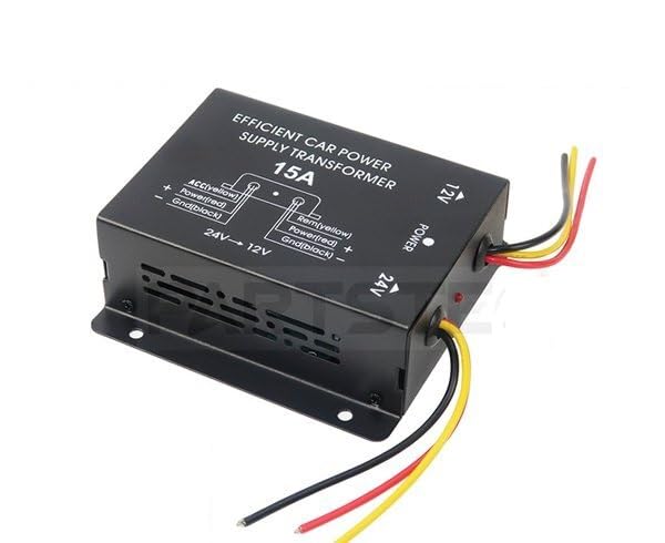 MOTOR POWER 28-538 Deco Deco Converter, 24 V to 12 V, 15 A, With