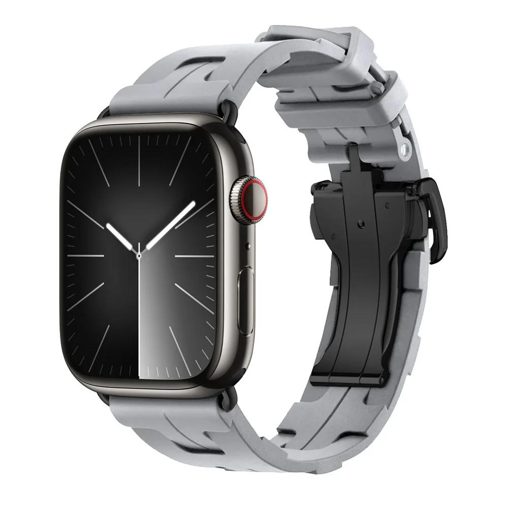 

З логотипом Kilim Одинарний силіконовий ремінець для Apple Watch 46 мм 42 мм Ремінець для iWatch 11 10 9 8 Ultra3 49 мм 45 мм 38 мм Ремінець для годинника 38mm 40mm 41mm&No Logo