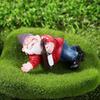 Desktop Decoration Funny Peeing Elf Drunk  Elves Miniature Gnomes Dwarf Figurines Micro Landscape Fairy Garden