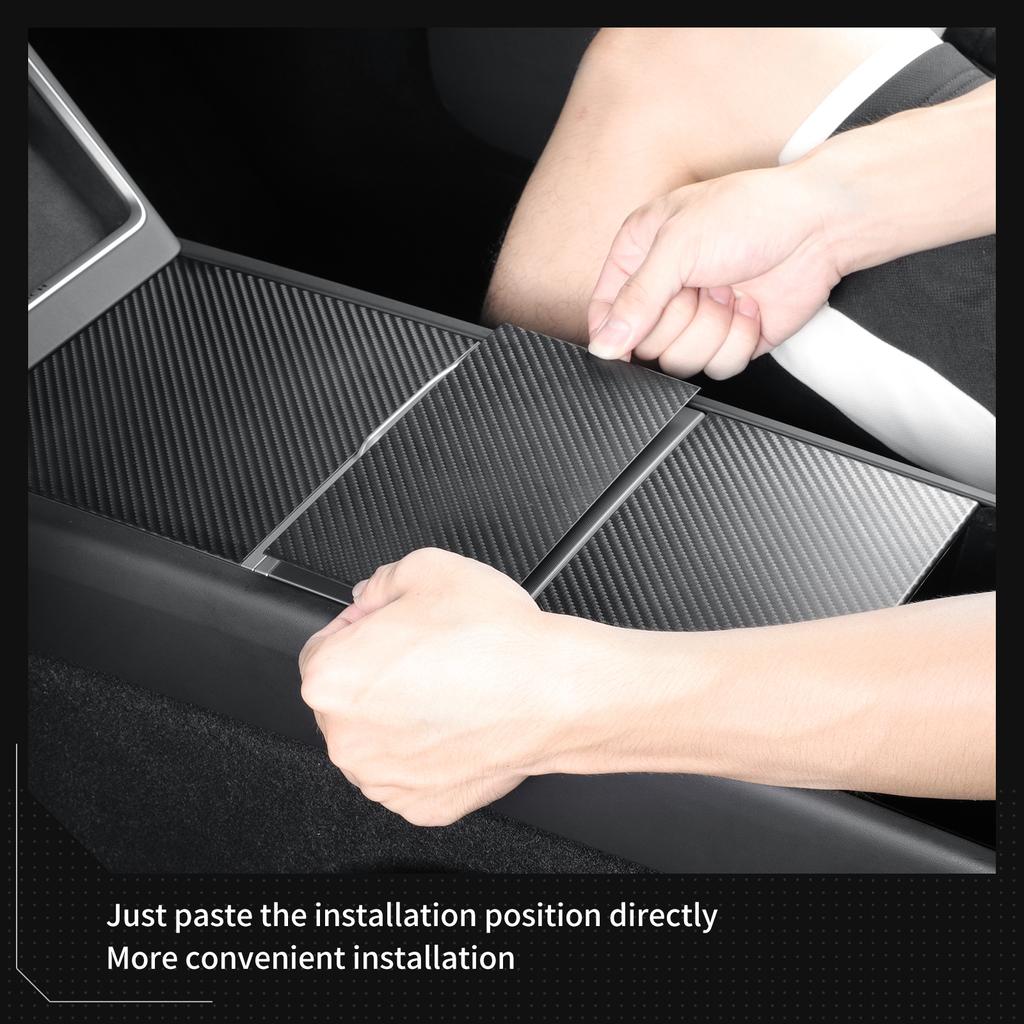 for Tesla Model Y Juniper 2026/Model 3 Highland 2026 Central Control Panel Protective Mats Accessories Console Protector Cover