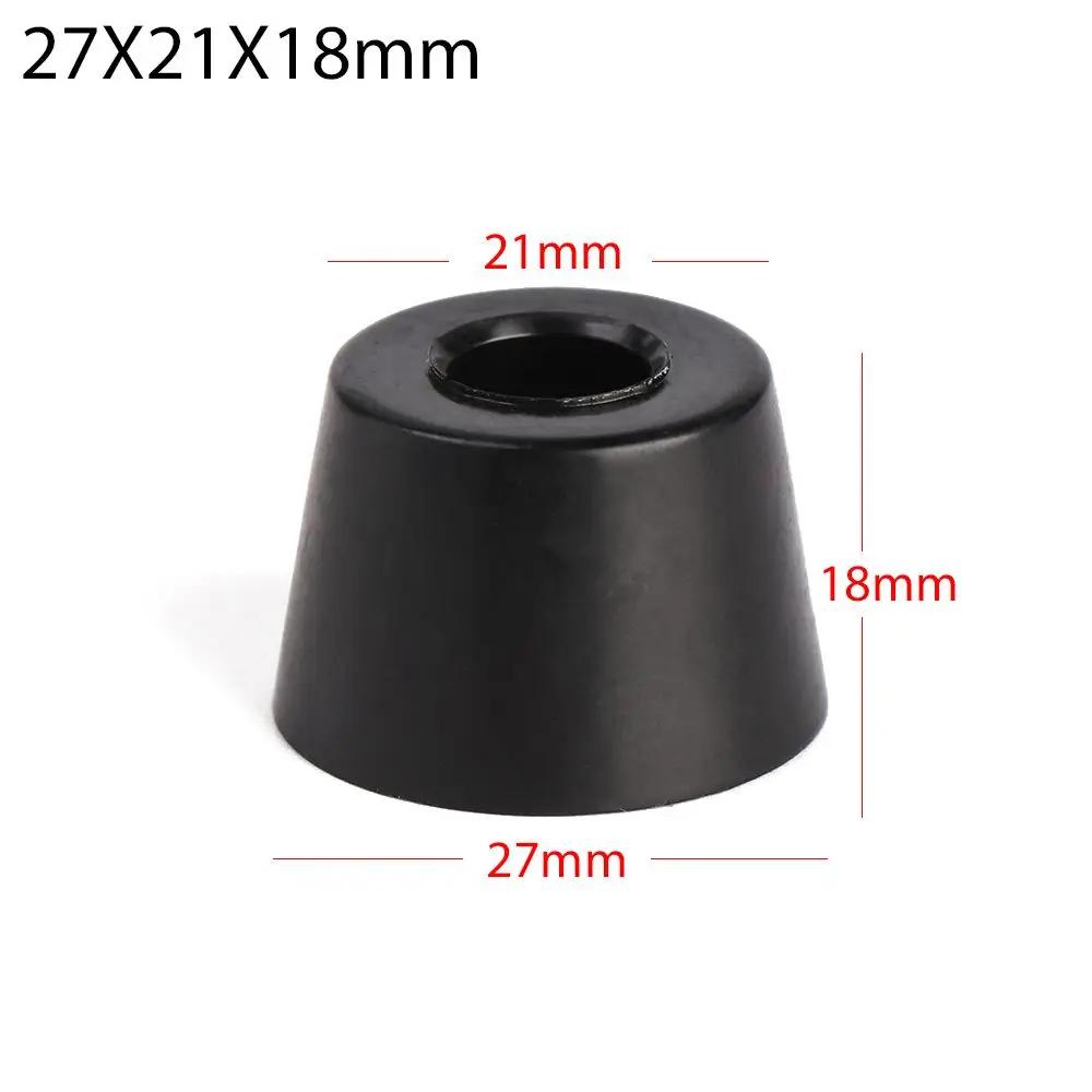 10pcs Anti Slip Furniture Legs Feet Black Speaker Cabinet Bed Table Box Conical Shock Pad Floor Protector Furniture Parts