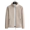Men's Heavyweight Fleece Hoodie: Large Autumn/Winter Jacket for Middle-Aged & Elderly, Plus Velvet Lambswool Dad Wear