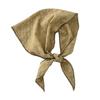 Soft Flower Neck Scarf Embroidered Flowers Women Head Scarf Fashion Triangle Hair Head  Summer