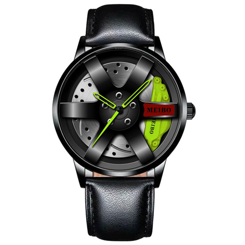 Fully Automatic Non-Mechanical Watch Men'S Car Wheel Hub Quartz Watch Trend Student Watch
