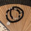 Mountain ghost flower beaded double-layer bracelet women's retro new bracelet personalized versatile jewelry