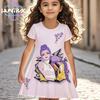 Vestido de Verano Ligero de Chicas Cazadoras de Demonios Kpop Dibujos Animados Anime Manga Corta Vestido de Playa Casual Camisón