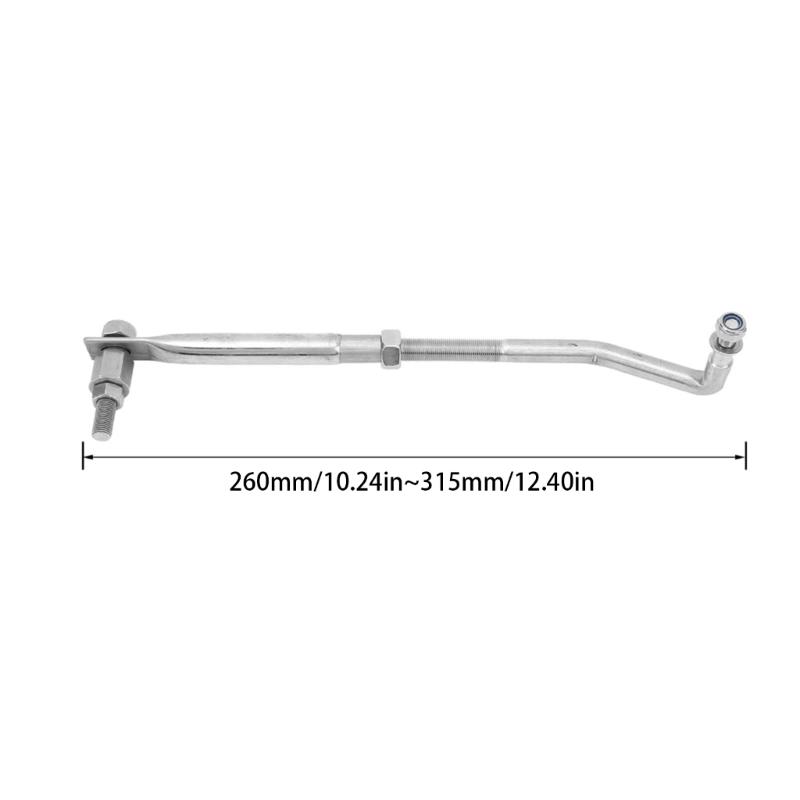 Adjustable Marine Outboard Steering Link Rod Corrosion Resistant Linkage Arm Easy Installation for Boats Up To 200HP