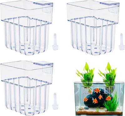 1/3pcs Fish Aquarium Water Grass Cup Multiple Plant Hydroponics Hydroponic Planting Basket for Fish Tank Landscape Home Garden