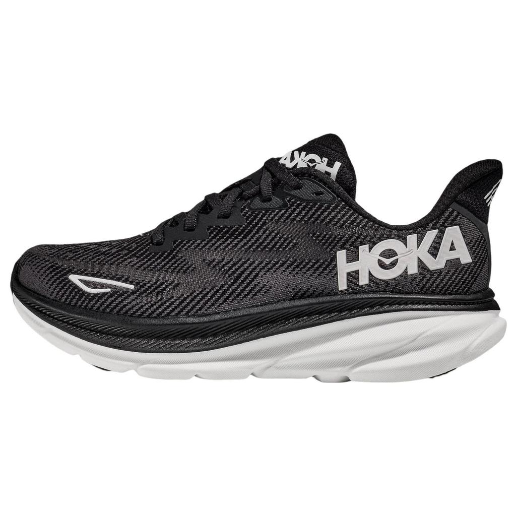HOKA One One Clifton 9 2E Široký 'Černá Bílá' 1132210-BWHT