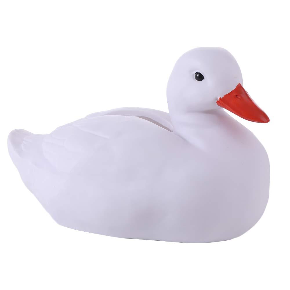 Animal Ornament Resin Duck Tissue Box Water-proof Duck Shaped Tissue Dispenser  Tabletop Decoration