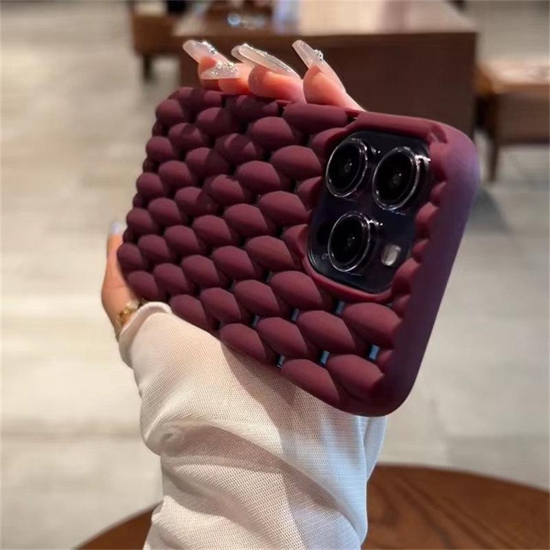 

Мягкий силиконовый чехол для телефона с теплоотводом для iPhone 11 12 13 14 15 16 Pro Max X Xs Max XR Plus Hollow Bumper Cases Cover iPhone XS Max вино красного