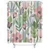 Elegant Floral Pattern Waterproof Shower Curtain Bathroom Decor Ideal For Updating Bathroom Style Effortlessly Elevate Space