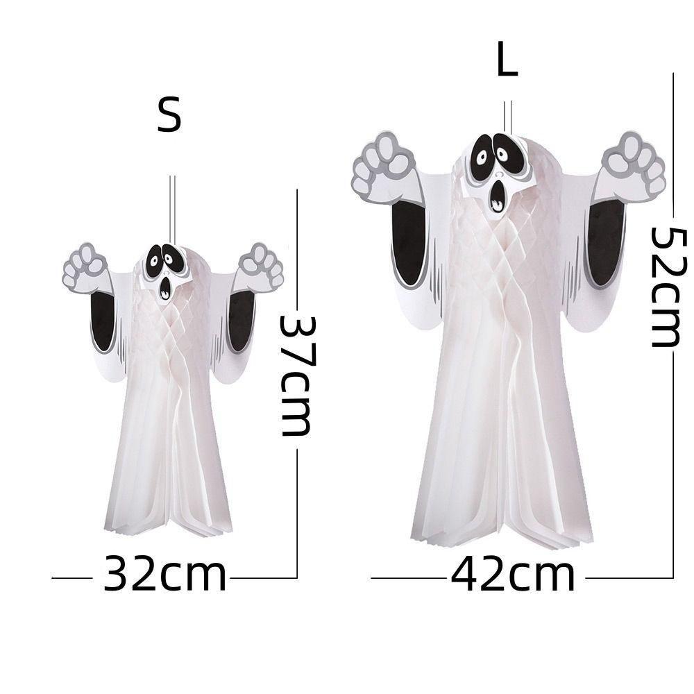 DIY Door Pendant Papery Hanging Halloween Ghost Halloween Hanging Ornament  Home Decoration