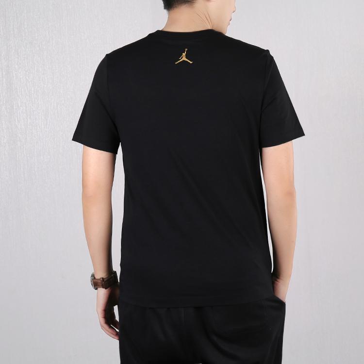 Jordan Jumpman Logo Print Short Sleeve T-Shirt Men Tops Black CK1189-010