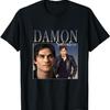 Gwdqone Gift for Fan Unisex Man Women Damon O-Neck Tee Shirt Black