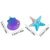 Pearl Simulated Sea Shell Gradient Color DIY Jewelry Accessory Resin Starfish  Jewelry Making
