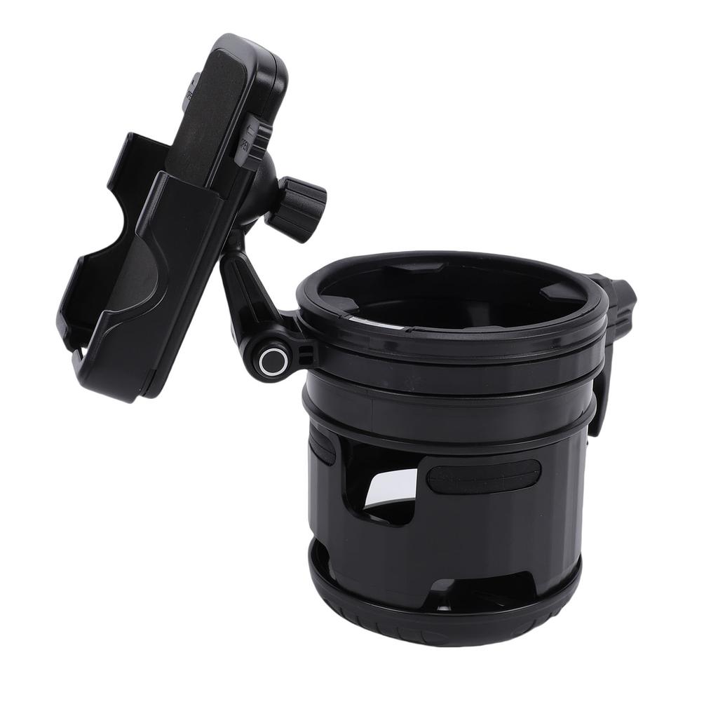 Kinderwagenbecherhalter mit Handyhalter 360-Grad-Drehung Faltbarer Kinderwagen-Flaschenhalter für Fahrrad