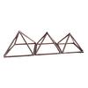 Metal Wire Energy Pyramid Decoration Cube of Power 188 MHz Tensor Style Pyramid Promotes Health Enhances Fields Space Purifying Healing Pyramid
