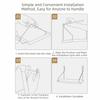 Floating Furniture Wooden Material Wall Shelf No-Punch Design Wall Mounted Storage Shelf Hanging Organizers Wall Display Bedroom